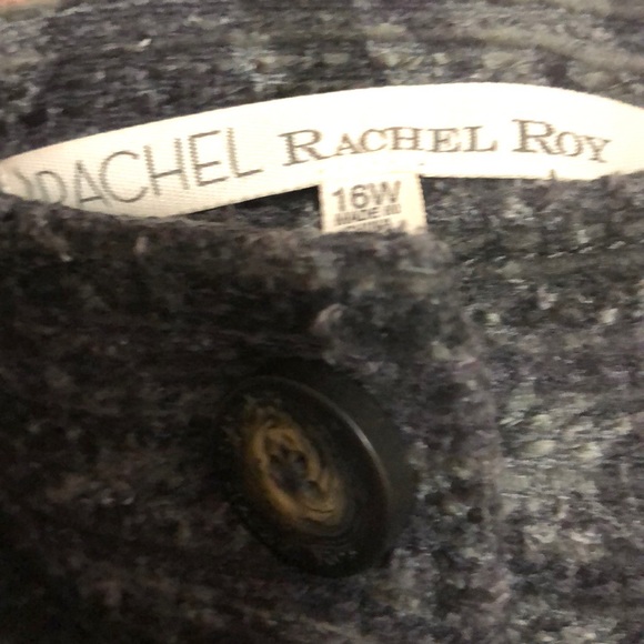 Tweed Plaid Button Up Skirt - Picture 3 of 5